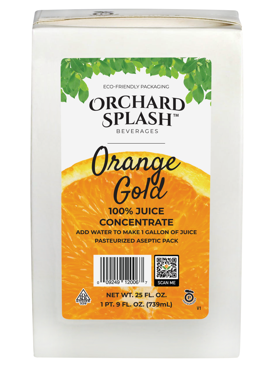 25oz Orchard Splash 100% Orange Gold Concentrate (Case of 12 Pcs.)